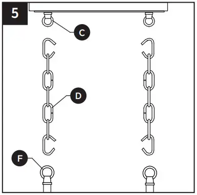 KICHLER 82399 Maritime 4 Light Linear Chandelier - Figure 5