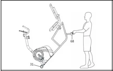 MOVING THE RECUMBENT BIKE