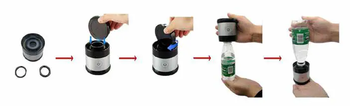 osmio Duo Hydrogen Water Bottle - bottles