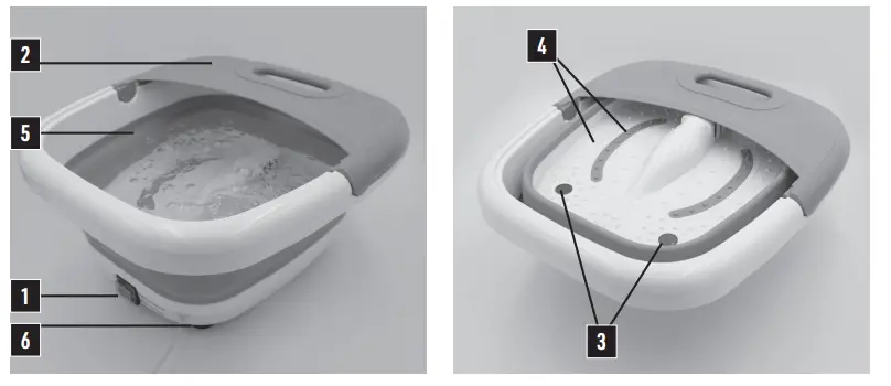 belena M32392 AquaSpa Foot Bath 1