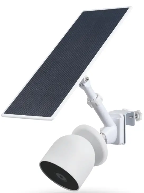WASSERSTEIN-2-in-1-Gutter-Mount-for-Google-Nest-Cam-and-Compatible-Solar-Panel-Camera-PRO