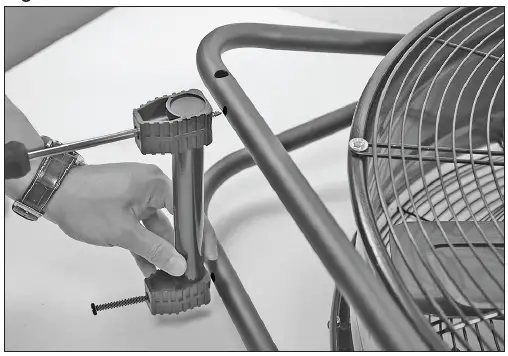 Comfort Zone CZMC24 Series 24 Inch High Velocity Industrial Drum Fan 02