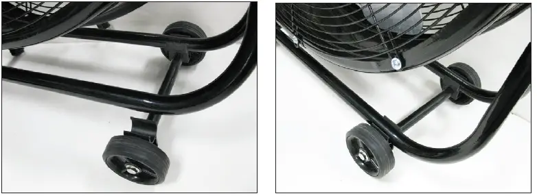 Comfort Zone CZMC24 Series 24 Inch High Velocity Industrial Drum Fan 04