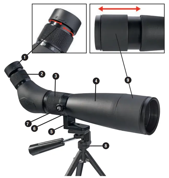 BRESSER 4310000 Travel Spotting Scope - fig 1