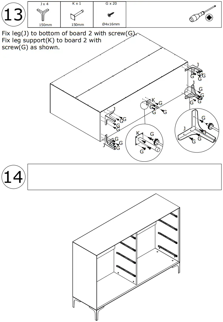 FUFU GAGA LJY KF210184 01 White 8 Drawer Standard Dresser - fig 14