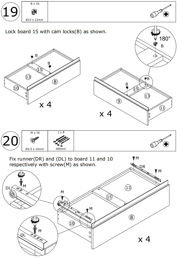 FUFU GAGA LJY KF210184 01 White 8 Drawer Standard Dresser - fig 20