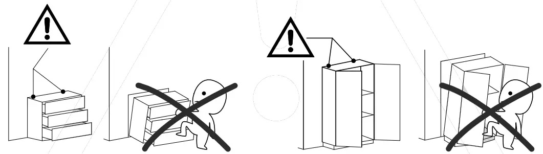 FUFU GAGA LJY KF210184 01 White 8 Drawer Standard Dresser - shorten the time