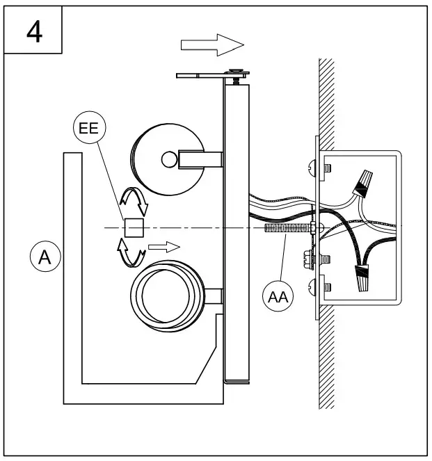 PROGRESS LIGHTING P710118 Modern Glass Sconce Two Light Matte Black Wall Sconce - fig3