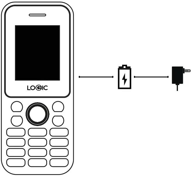 LOGIC A5 2G Bar Phone - Figure 1