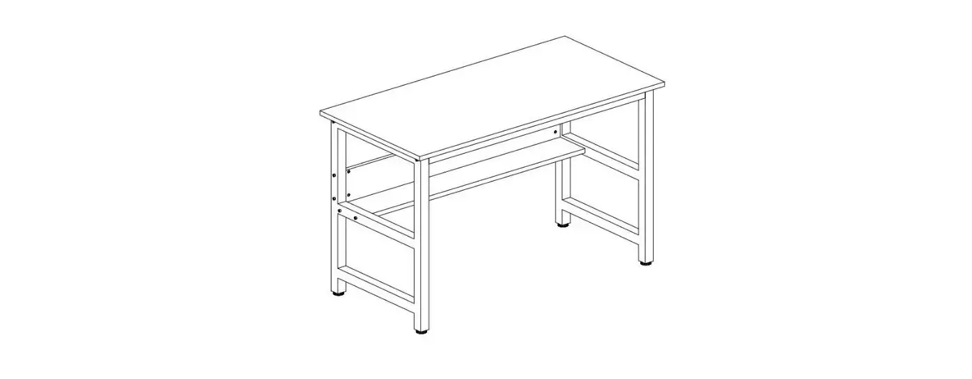 Jaxpety Hg61h0928 47 Inch×24 Inch Retro Computer Desk W/ Book Shelf Below User Manual Jaxpety Hg61h0928 47 Inch×24 Inch Retro Computer Desk W/ Book Shelf Below User Manual