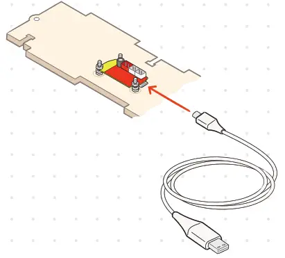 KiwiCo Kinetic Light Up Speaker - USB cable
