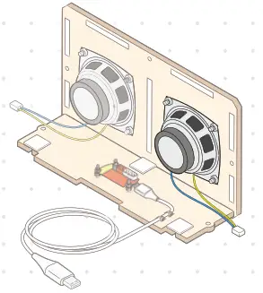 KiwiCo Kinetic Light Up Speaker - speaker