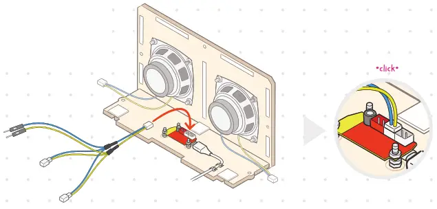 KiwiCo Kinetic Light Up Speaker - wireless board1