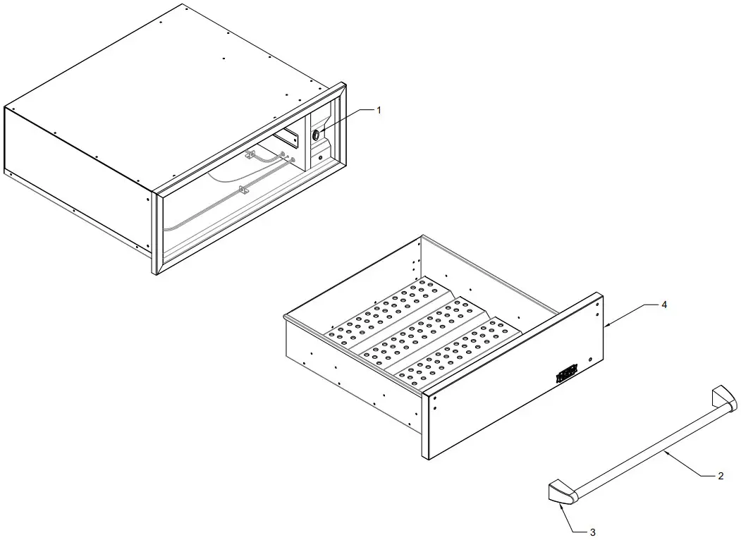 WILDFIRE WF WARMDRW Warming Drawer - Parts View