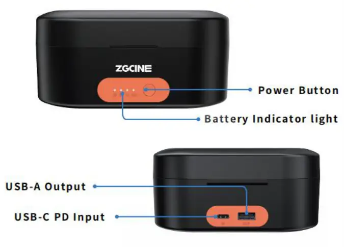 ZGCINE ZG-R30 Charging Case for Rode Wireless GO &amp -