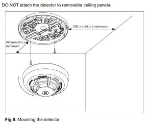 FIG 8 MOUNTING THE DETECTOR