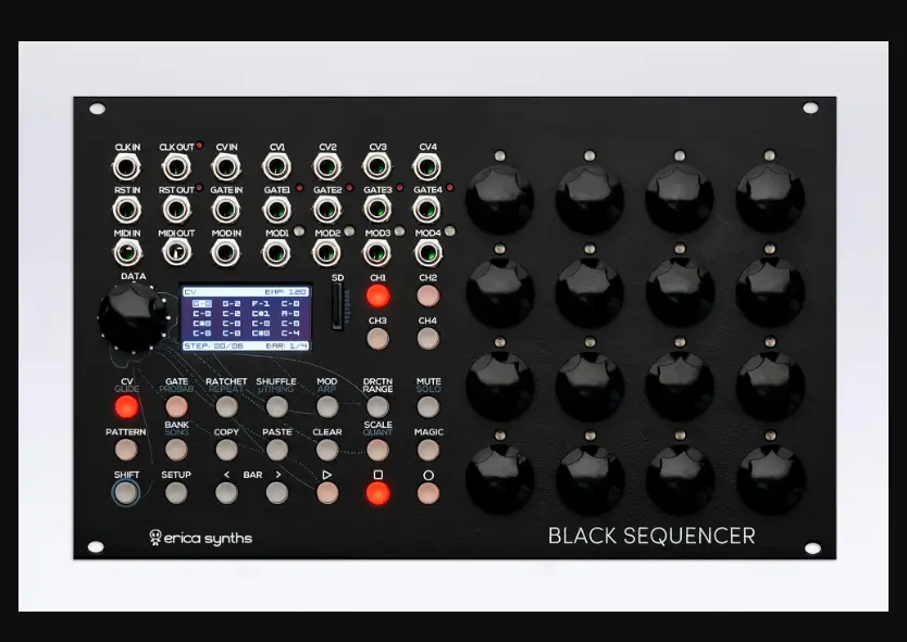 Erica Synths Black Sequencer User Manual Erica Synths Black Sequencer User Manual