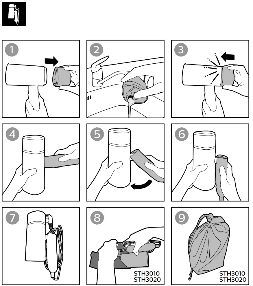 PHILIPS 3000 Series Handheld Steamer - fig10