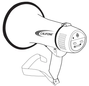 CALIFONE PA-15 Megaphone with Siren