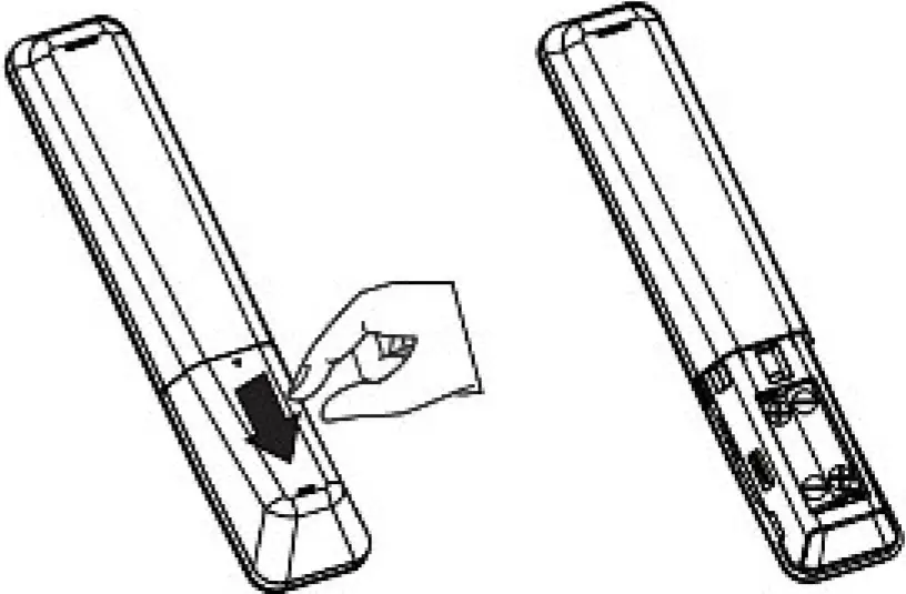 Install Remote Control Battery