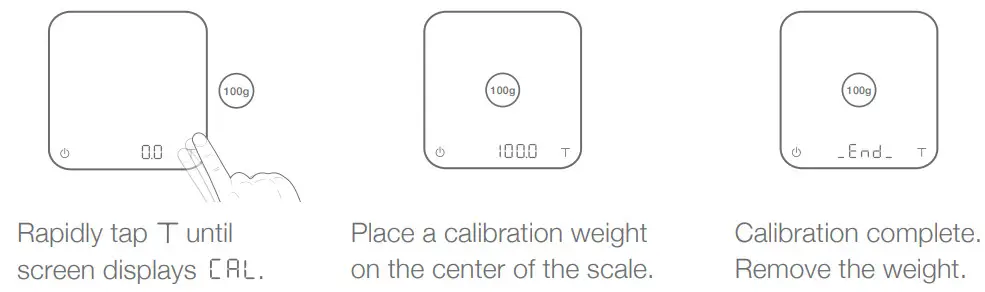 acaia 4250 Pearl Coffee Scale-switch