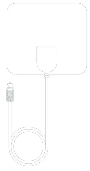 element E2AA40R HD Smart Roku Smart LED TV User Guide - CONNECTING AN ANTENNA