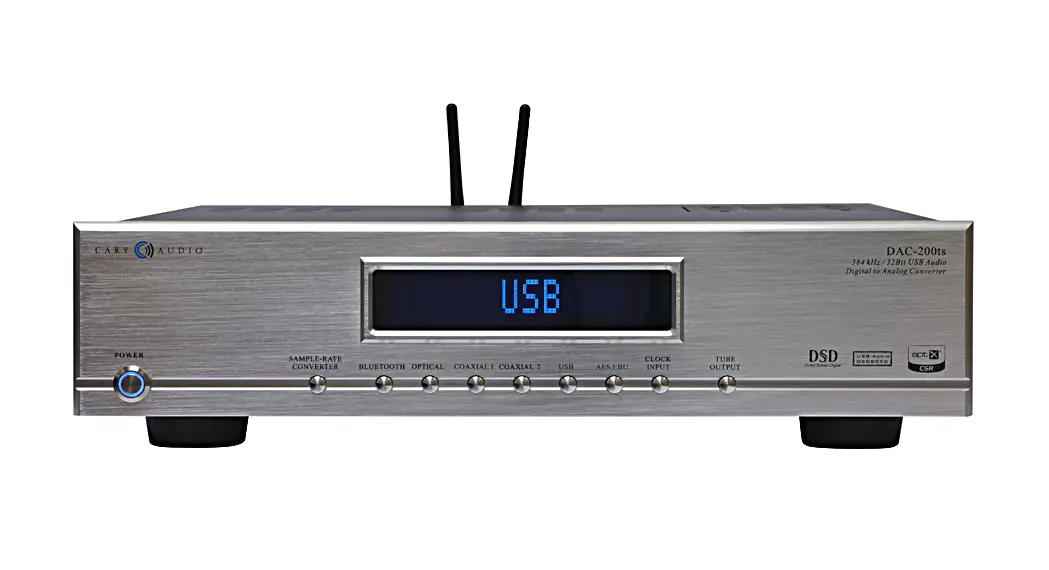 Cary Audio Dac-200ts Digital To Analog Converter User Guide