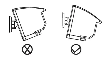 Please point the sensor