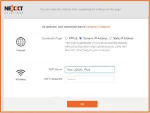 NEXXT SOLUTIONS Nyx1200-AC Plus Dual-Band AC Wireless Router - Password