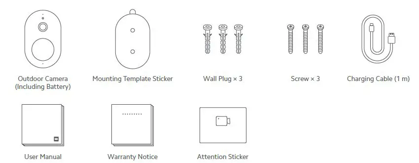 beryko 28988-Mi Wireless Outdoor Security Camera fig1