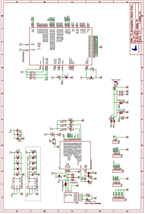 SIXTH LOGIC SLG002 DAB FM Development Board PRO2 - SCHEMATIC