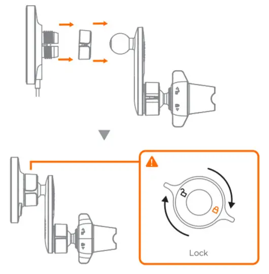 spigen ITS12W Wireless charger - installation 2