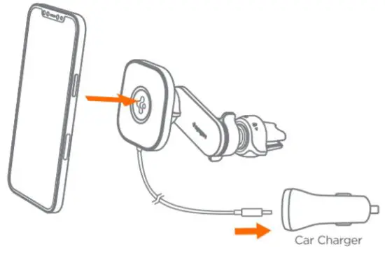 spigen ITS12W Wireless charger - installation 5