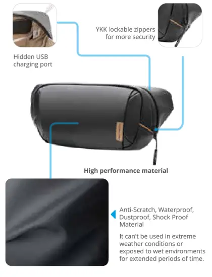 PGYTECH P-CB-050 OneGo Solo Camera - MATERIAL