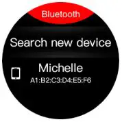 Fontastic EXPLOR 600CH GPS Smartwatch User Manual - Open the Bluetooth® menu on the watch