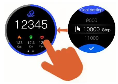 Fontastic EXPLOR 600CH GPS Smartwatch User Manual - Pedometer