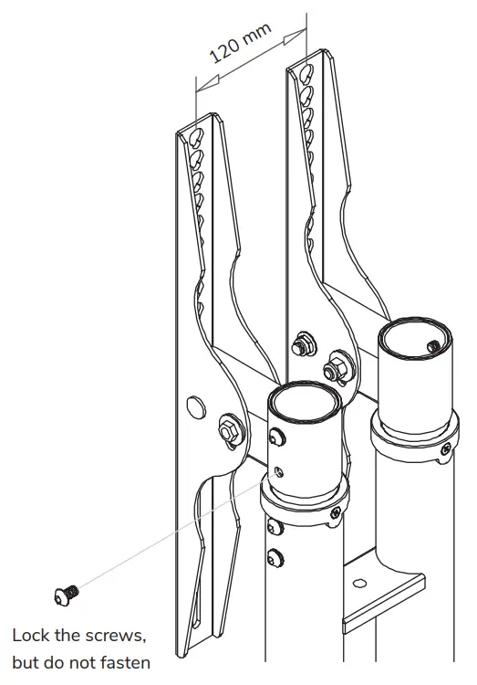 NEWSTAR PLASMA M1800E Flat Screen Floor Stand - brackets