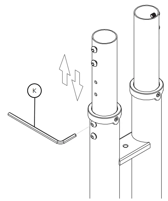 NEWSTAR PLASMA M1800E Flat Screen Floor Stand - screw