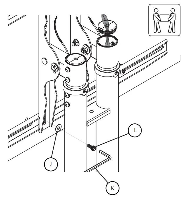 NEWSTAR PLASMA M1800E Flat Screen Floor Stand - secure