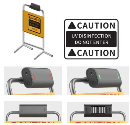 UBTECH RAD001 Sensor Controlled Safety Sign - Product View