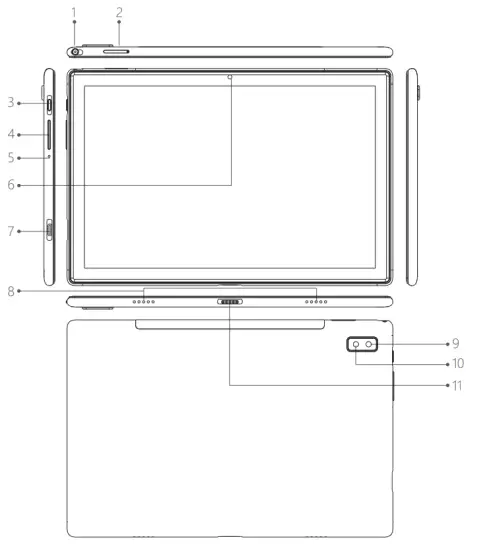 VASTKING KingPad K10 10 1 Inch Android Tablet - overview