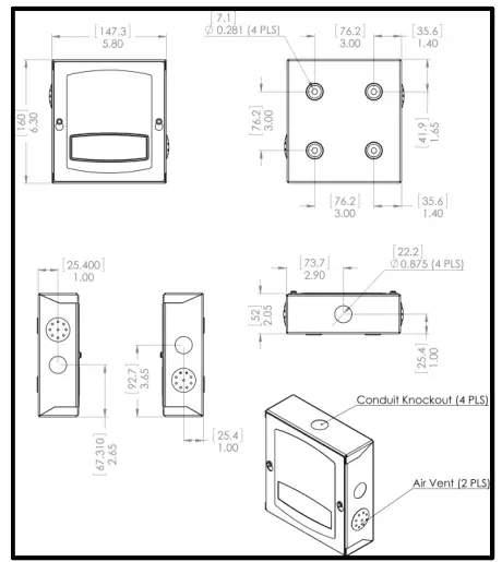 Enclosure Dimensions