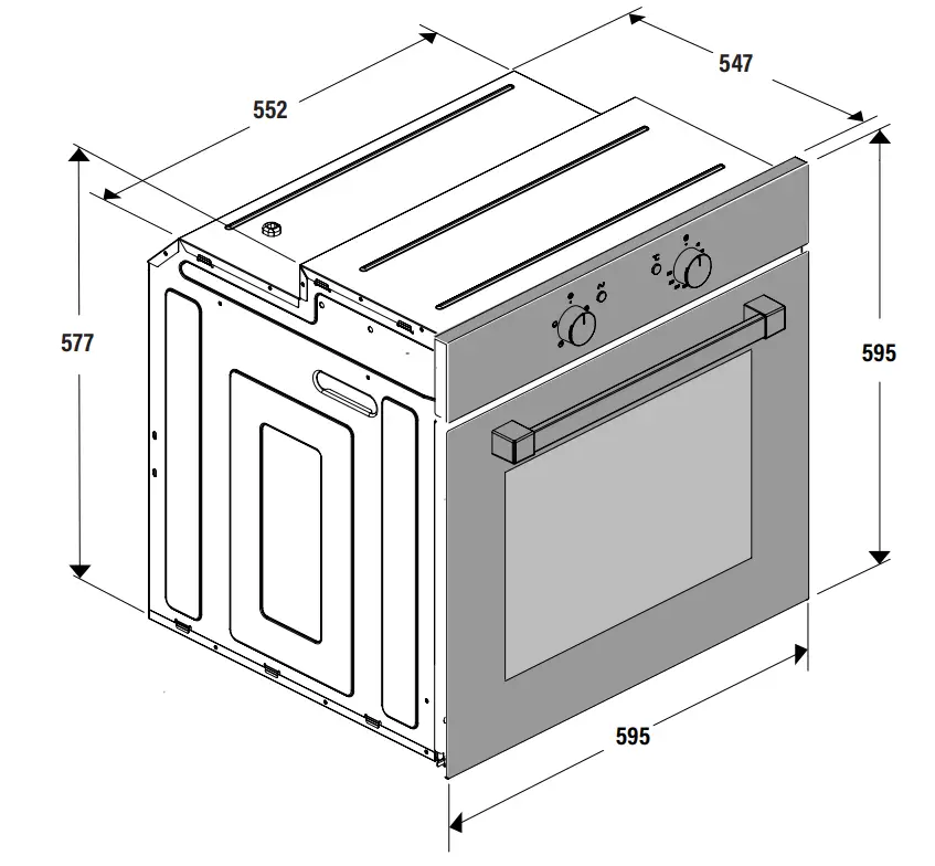 cata CMD 8108 X Electric Oven Instruction Manual - INSTALLATION