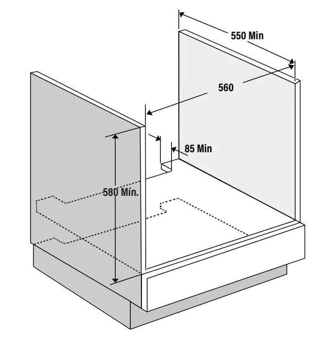 cata CMD 8108 X Electric Oven Instruction Manual - INSTALLATION