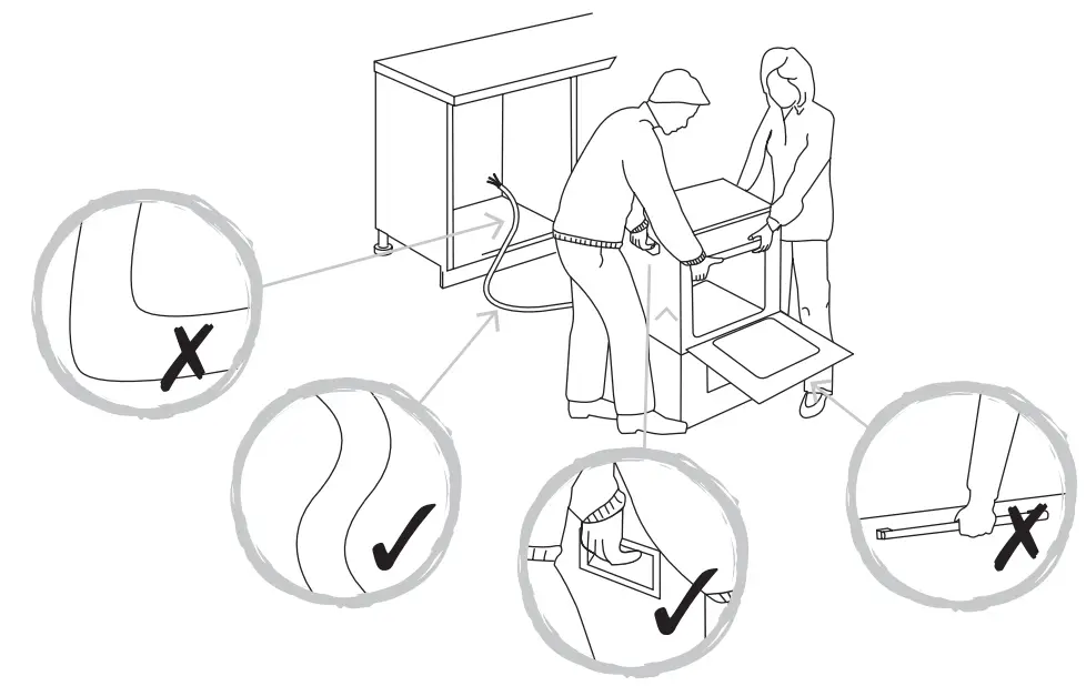 cata CMD 8108 X Electric Oven Instruction Manual - INSTALLATION