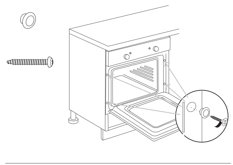 cata CMD 8108 X Electric Oven Instruction Manual - INSTALLATION