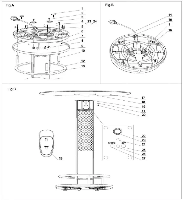 H Koenig wbt300 Electrical Heating Table - Cleaning