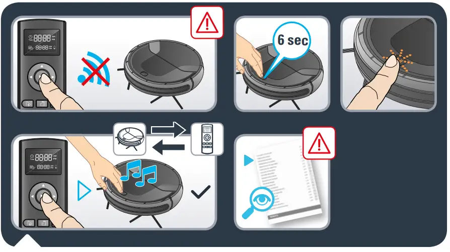 Tefal RG6875WH Serie 20 Robotic Vacuum Cleaner - fig 12