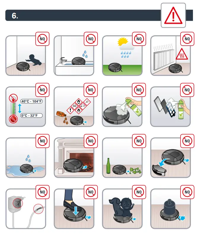 Tefal RG6875WH Serie 20 Robotic Vacuum Cleaner - fig 30