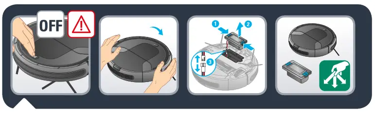 Tefal RG6875WH Serie 20 Robotic Vacuum Cleaner - fig 31